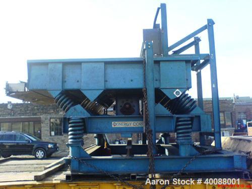 Unused-Used: Kinergy Vibratory Feeder, Model KDF-72-HD, controls the rate of flow of bulk solids from storage. The nature of the Kinergy drive means no vibratory damping even under extreme loads.Appl...