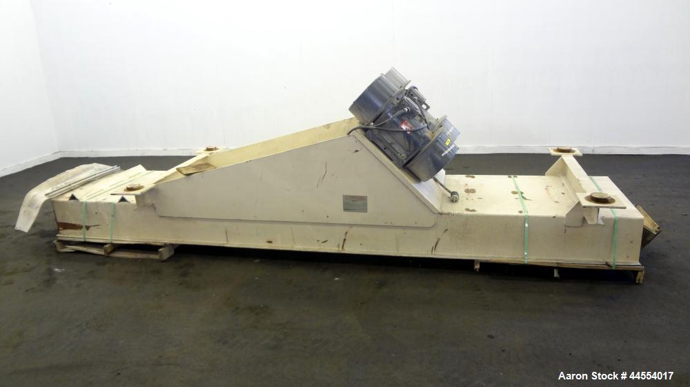 Used Carbon Steel Carman Industries Adjust-A-Flow Vibrating Feeder, Model BF36H