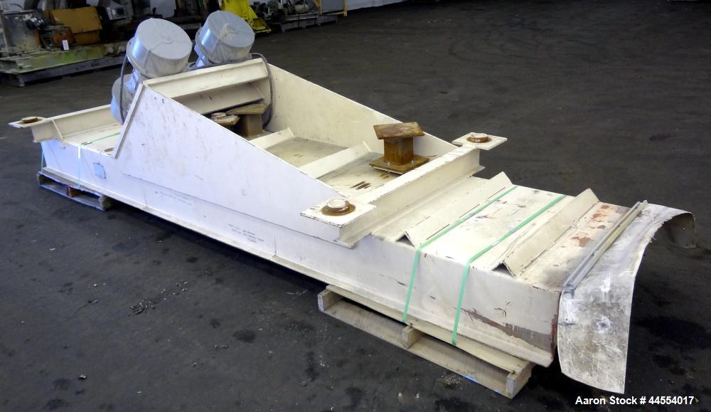 Used Carbon Steel Carman Industries Adjust-A-Flow Vibrating Feeder, Model BF36H