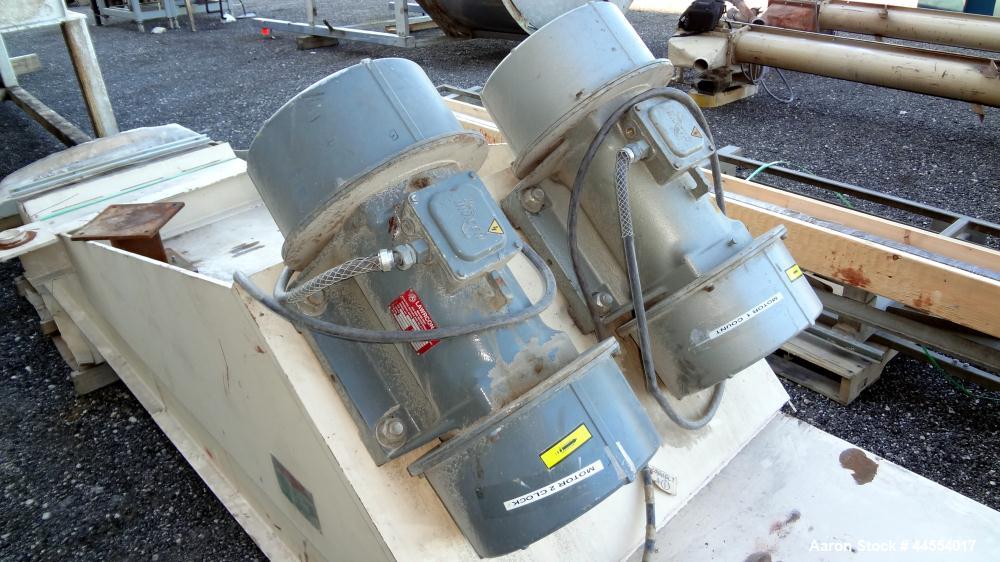 Used Carbon Steel Carman Industries Adjust-A-Flow Vibrating Feeder, Model BF36H