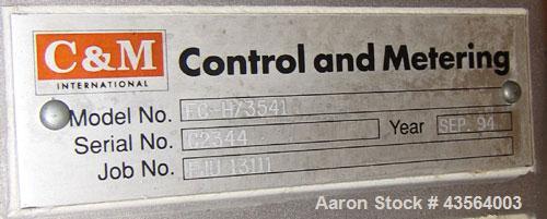 Used Control & Metering Vibrating Hopper, Model FC-H/3541