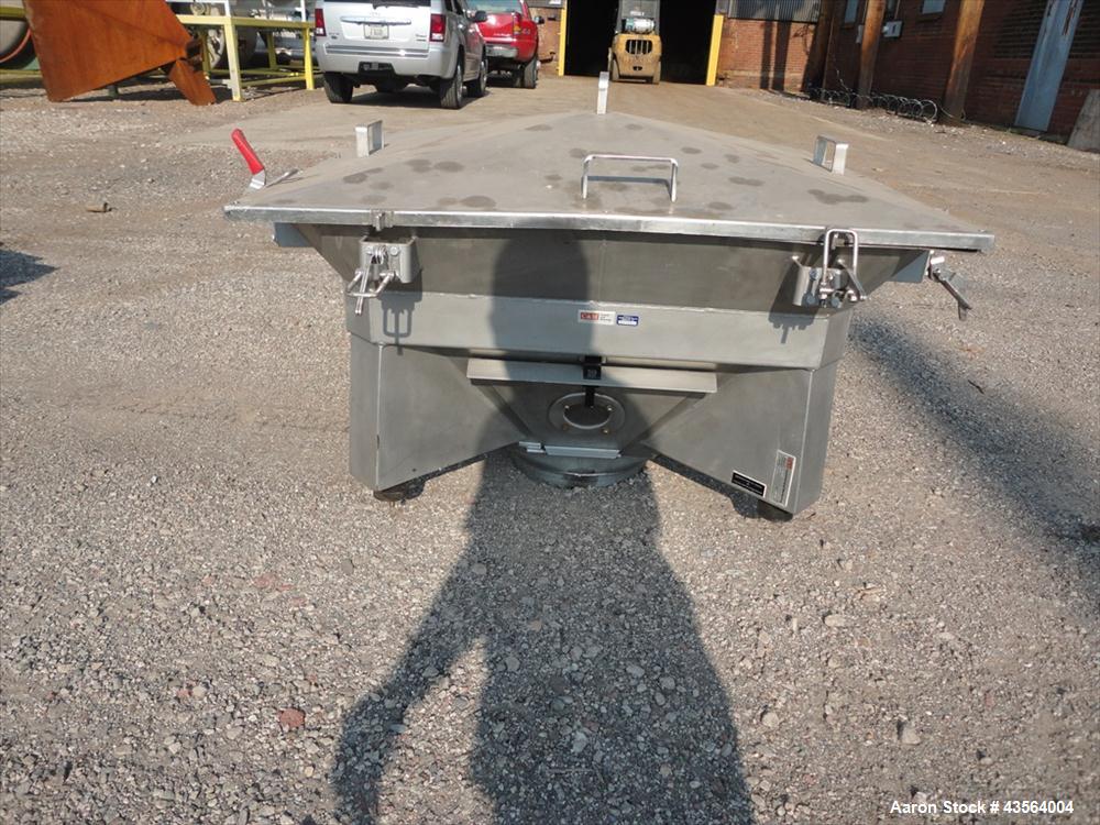 Used Stainless Steel Control & Metering Vibrating Hopper, Model FC-H/3541