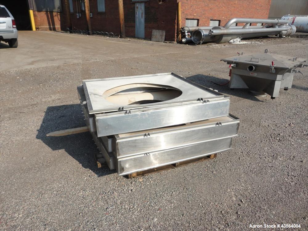 Used Stainless Steel Control & Metering Vibrating Hopper, Model FC-H/3541