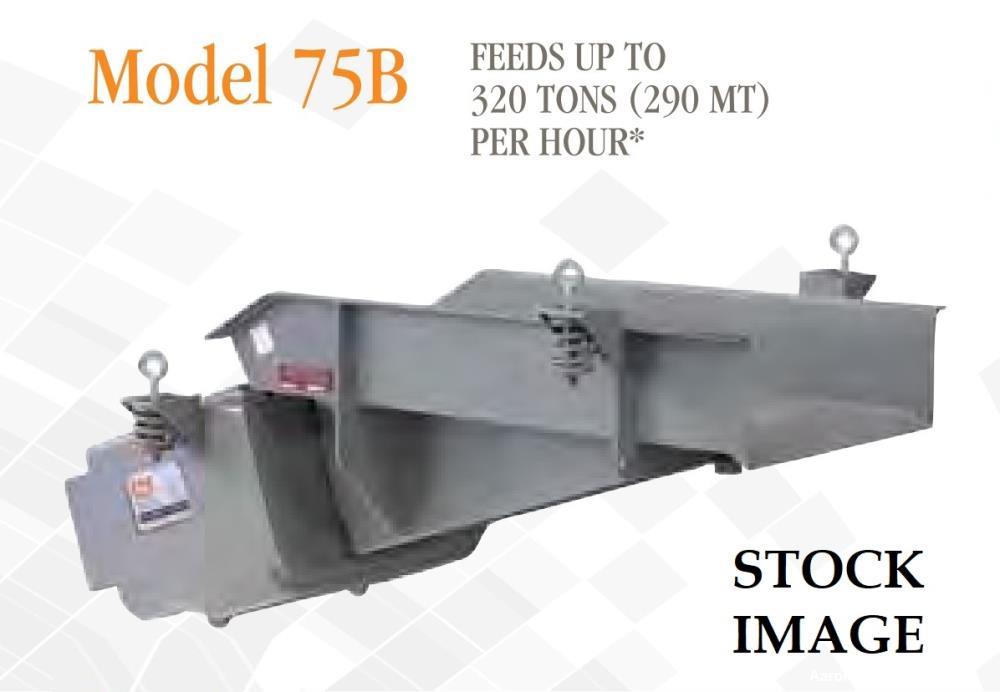 Eriez 75B Electromagnetic Vibratory Feeder – Heavy Duty, 24" x 60", Unused
