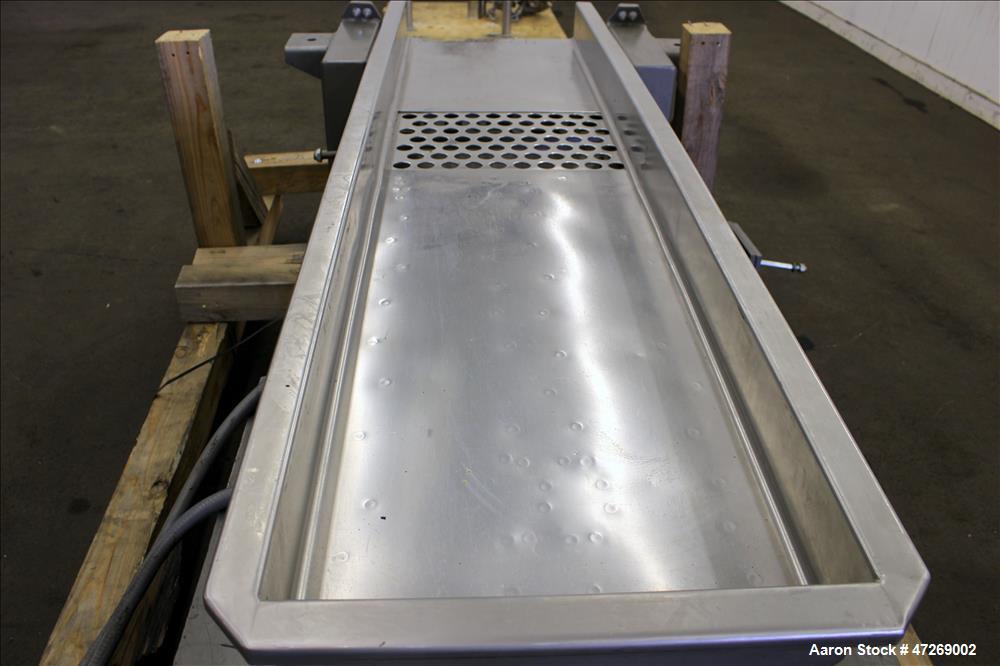Used Smalley Vibratory Conveyor, Model EMC2-18-6.2-SS/CS.