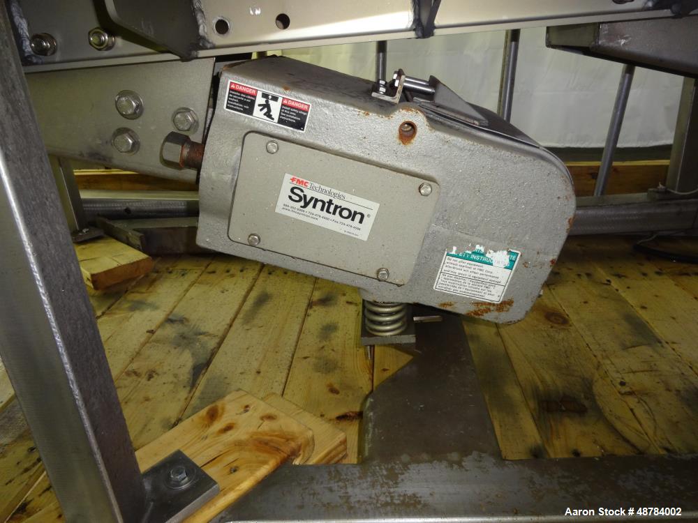 Used FMC Syntron Electromagnetic Vibratory Feeder, Model FH-22-C-DT.