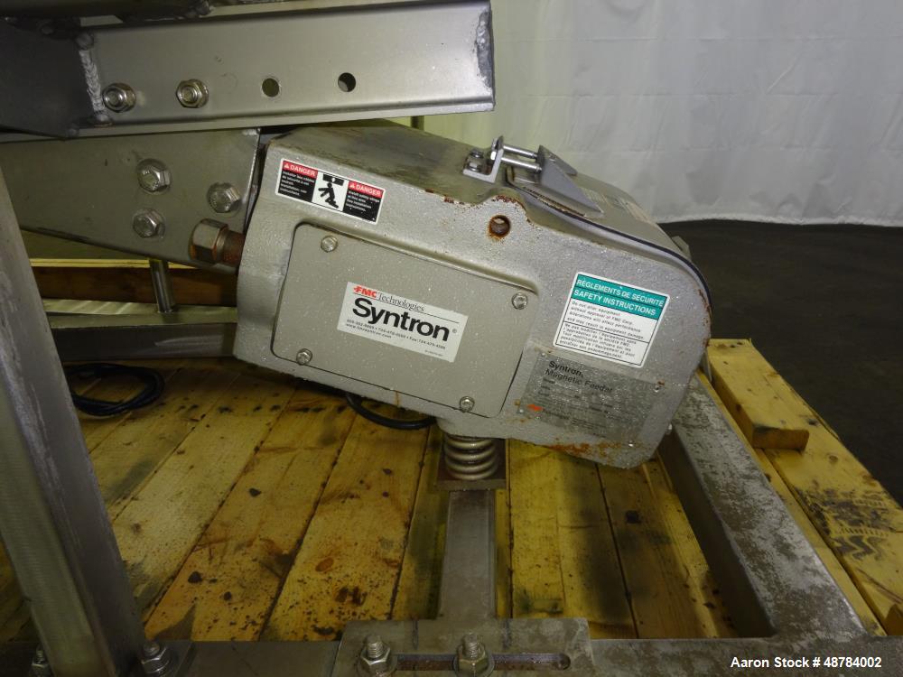 Used FMC Syntron Electromagnetic Vibratory Feeder, Model FH-22-C-DT.