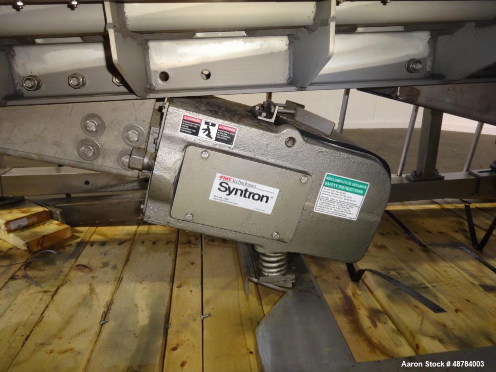 Used FMC Syntron Electromagnetic Vibratory Feeder, Model FH-22-C-DT.