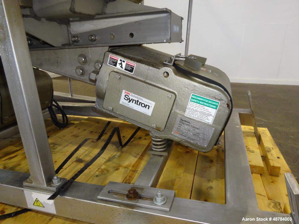 Used FMC Syntron Electromagnetic Vibratory Feeder, Model FH-22-C-DT.