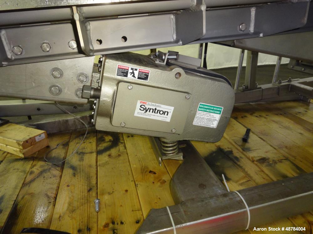 Used FMC Syntron Electromagnetic Vibratory Feeder, Model FH-22-C-DT.