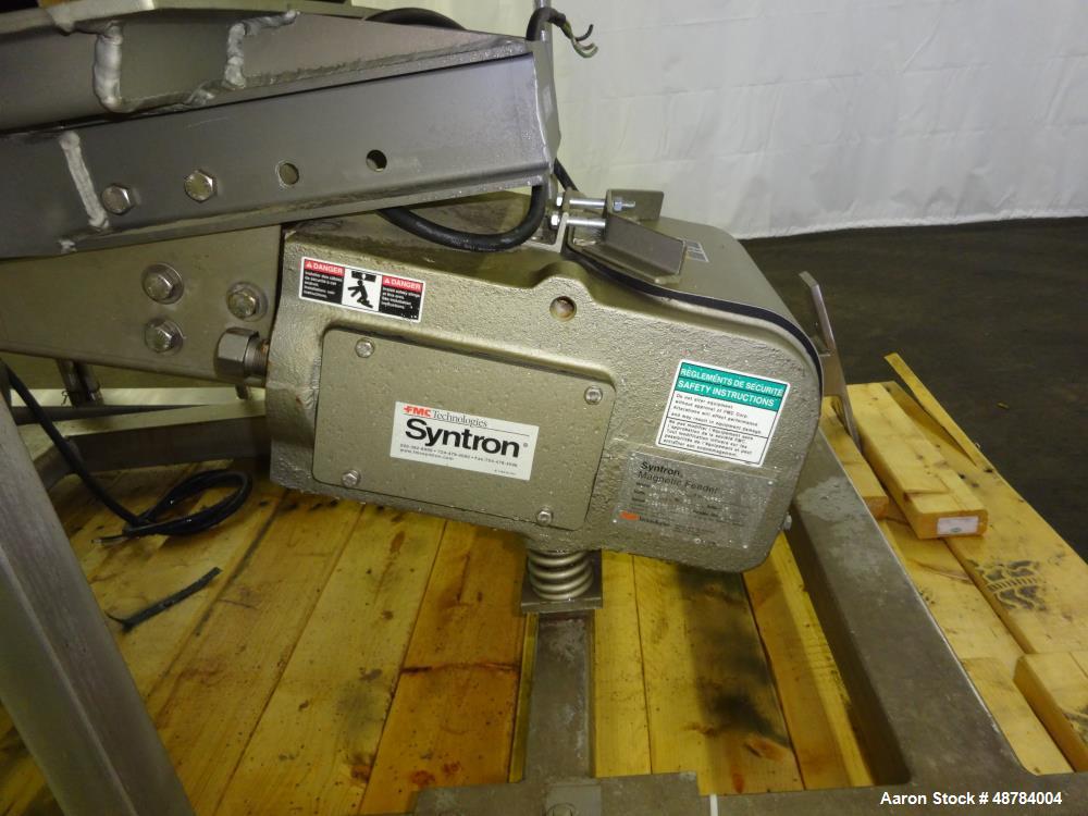 Used FMC Syntron Electromagnetic Vibratory Feeder, Model FH-22-C-DT.