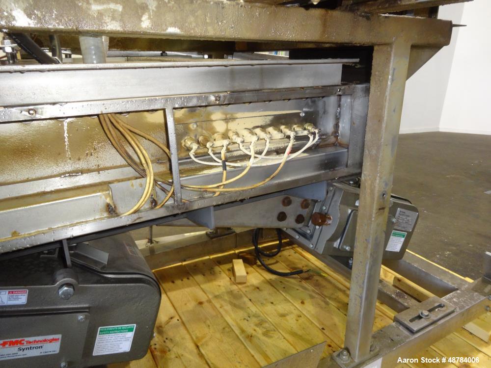 Used FMC Syntron Electromagnetic Vibratory Feeder, Model FH-22-C-DT.