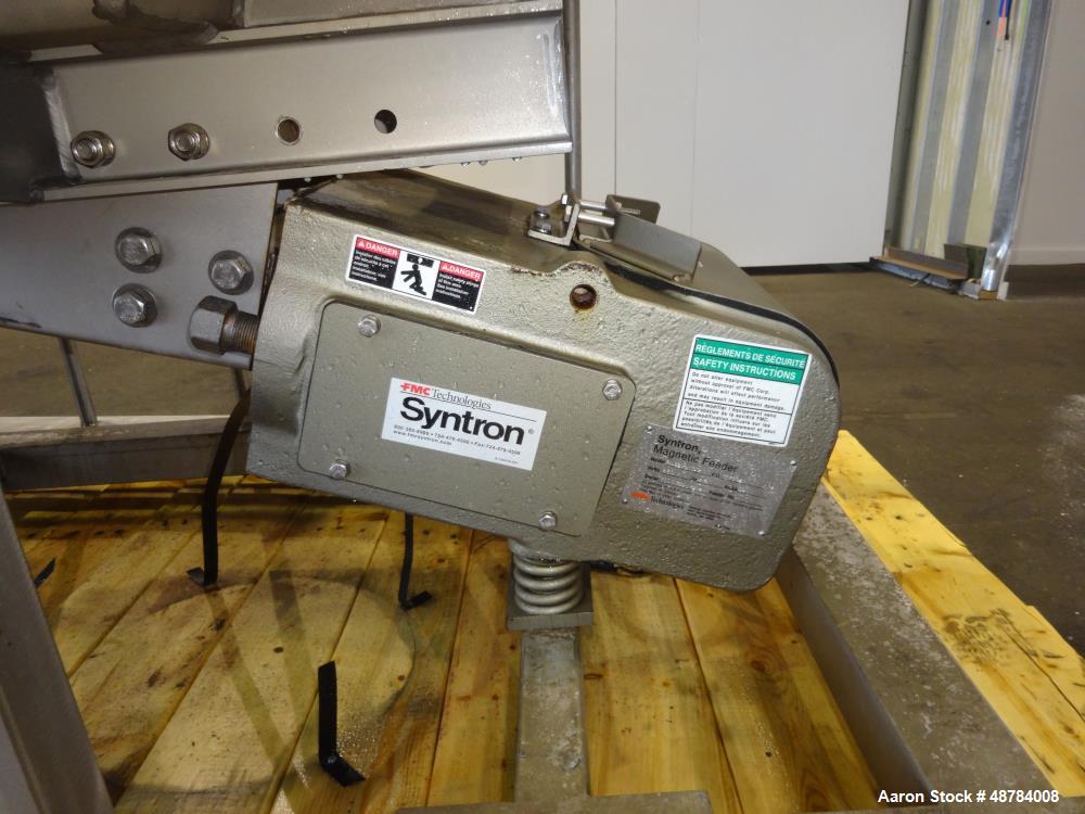 Used FMC Syntron Electromagnetic Vibratory Feeder, Model FH-22-C-DT.
