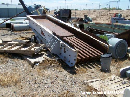 Used Triton Vibrating Grizzly Feeder, Model TF4016