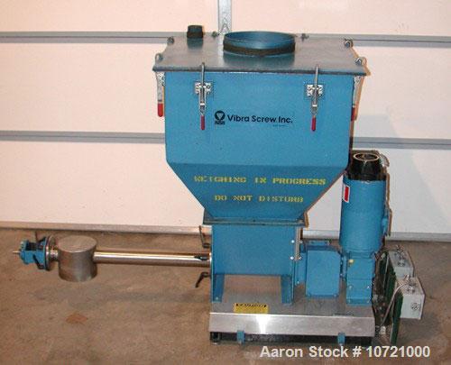 Used-Vibra Screw Loss In Weight Feeder System. Includes Vibra Screw model CLIW2-500-5C, 2" screw, rated 52-1040 lbs/hour, fe...