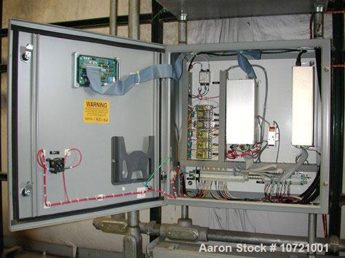 Used Vibra Screw Loss In Weight Feeder System. Includes Vibra Screw model CLIW2-500-5C, 2" screw, rated 52-1040 lbs/hour, feed hopper, load cell platform scale, variable frequency drive controller an...