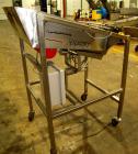 Used Vibratory Feeder, stainless steel. 26