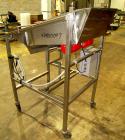 Used Vibratory Feeder, stainless steel. 26
