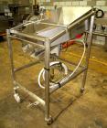 Used Vibratory Feeder, stainless steel. 26