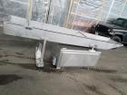 Used Stainless Steel Sanitary Vibratory Scale Feeder – 132” x 24” Dimple Pan | Rotary Scale Feed | Poultry