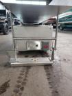Used Stainless Steel Sanitary Vibratory Scale Feeder – 132” x 24” Dimple Pan | Rotary Scale Feed | Poultry
