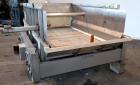 Used- Eriez Low-Profile Mechanical Vibratory Feeder, Model HVF 5610, Style 9919823, 316 Stainless Steel. 56 Wide x 120 long ...