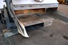 Used Eriez Low-Profile Mechanical Vibratory Feeder, Model HVF 5610, Style 9919823, 316 Stainless Steel. 56 Wide x 120 long x approximate 8 deep pan. Includes 26 tall 304 stainless steel side extensio...