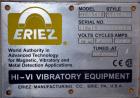 Used- Eriez Low-Profile Mechanical Vibratory Feeder, Model HVF 5610, Style 9919823, 316 Stainless Steel. 56 Wide x 120 long ...