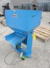 Used FMC Magnetic Vibratory Feeder, model F-010B, carbon steel. Approximately 10’’ wide x 20’’ long pan, 60 hz/115 volt. Includes an FMC controller and a B21911 supply hopper. Mounted on an adjustabl...
