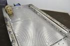 Used Kinergy Vibratory Feeder, 304 Stainless Steel. Single deck, 2 separation Approximate 48