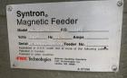 Used FMC Syntron Electromagnetic Vibratory Feeder, Model FH-22-C-DT.