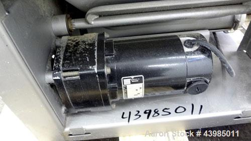 Used AccuRate 600 Series Dry Material Feeder, 316 Stainless Steel. Approximately 2-1/2” diameter x 82” long screw. Feed rates based on 50 pounds per cubic foot are 50-2000 pounds an hour. Driven by (...