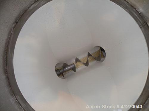 Used Schenck AccuRate Mechatron Gravimetric Feeder, Model MC-1V-1A, Stainless Steel. Approximately 2-7/8" diameter x 48" long stainless steel helix, feed rate up to 330 cubic feet an hour depending o...