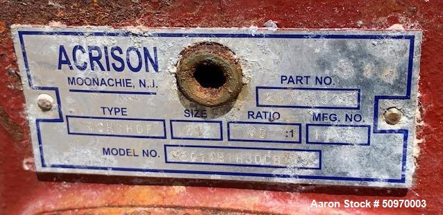 Used Acrison Volumetric Feeder, Model 105