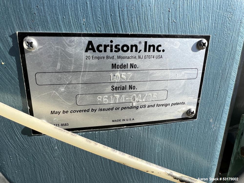 Acrison Volumetric Feeder, Model 105Z