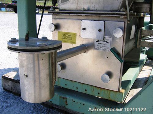 Used-1" Acrison Loss-In-Weight Screw Feeder, Stainless Steel, Model 403-100-80-150Z-C. Centerless helical screw. 17.5" squar...