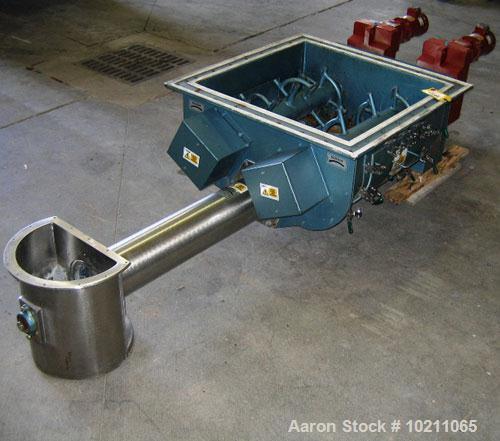 Used-7" Acrison Bin Unloader and Screw Feeder, Model 403-30000-4500-BDF-3-1-S.  Stainless steel screw and tube. 7" diameter ...