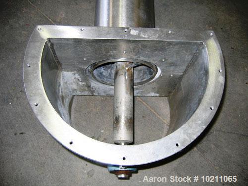 Used-7" Acrison Bin Unloader and Screw Feeder, Model 403-30000-4500-BDF-3-1-S.  Stainless steel screw and tube. 7" diameter ...