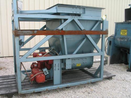 USED: 4" Acrison Loss in Weight Screw Feeder, model 403B-6000/600/2500-BDF3-N. Feeder drive is a Reliance 3 hp, 1750 rpm, 180 volt DC motor, model RPM III with a maximum safe speed 5000 rpm. Speed re...
