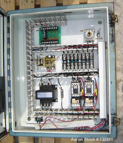 USED: 4" Acrison Loss in Weight Screw Feeder, model 403B-6000/600/2500-BDF3-N. Feeder drive is a Reliance 3 hp, 1750 rpm, 180 volt DC motor, model RPM III with a maximum safe speed 5000 rpm. Speed re...