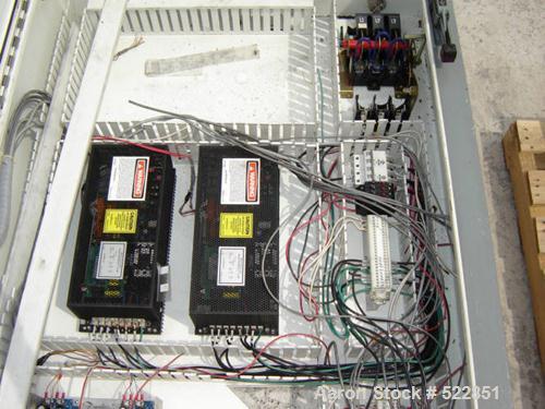 USED: 4" Acrison Loss in Weight Screw Feeder, model 403B-6000/600/2500-BDF3-N. Feeder drive is a Reliance 3 hp, 1750 rpm, 180 volt DC motor, model RPM III with a maximum safe speed 5000 rpm. Speed re...