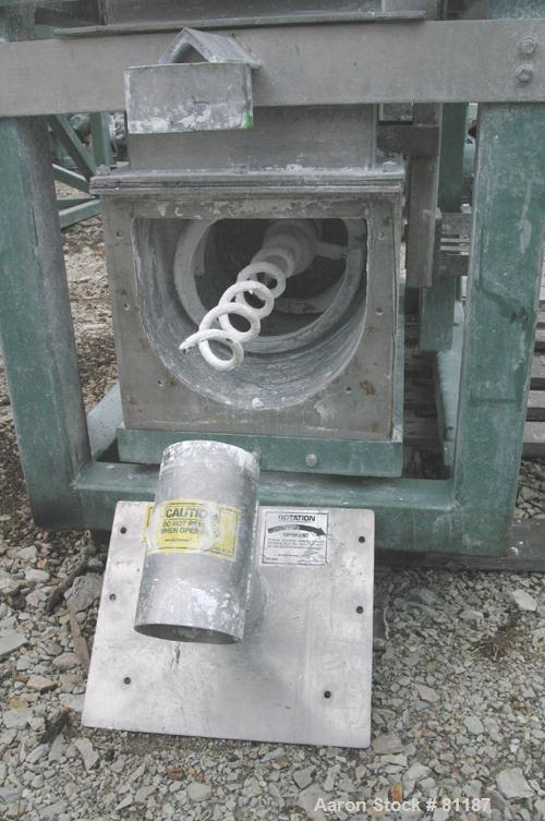 Used Acrison Model 403B Continuous Feeder System Consisting Of: (1) Acrison high capacity volumetric dry feeder, model 140SK, 304 stainless steel. Approximate 3-1/4" diameter x 5' long metering auger...