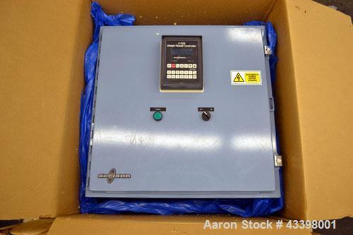 Used Acrison Weight-Loss-Differential Weigh Feeder, Model 405-50-50-BDF1-D/2, 304 Stainless Steel. Feed range 50 pounds per hour maximum. Triple auger/agitator metering with (2) large agitators, and ...