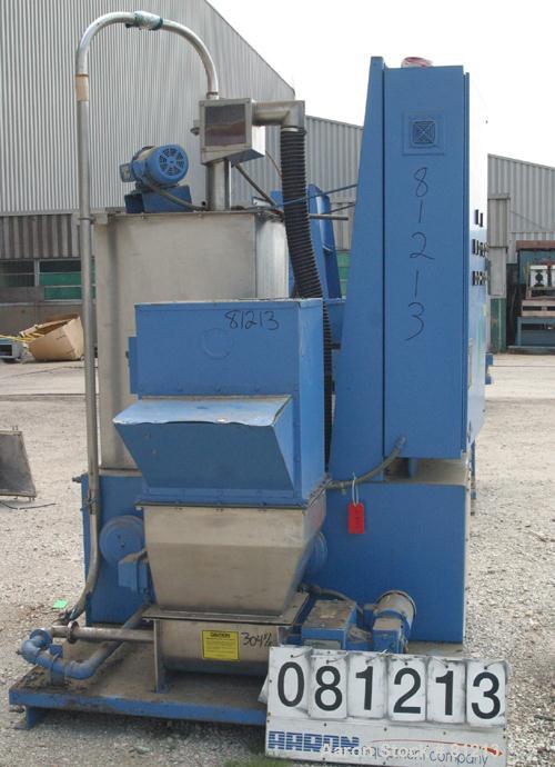 Used Acrison Polymair 500 Polyelectrolyte Processing System, Model 500-100-400. Consisting of (1) Acrison dry polymer volumetric feeder, model 105Z. 1-1/2" diameter x approximately 36" long metering ...