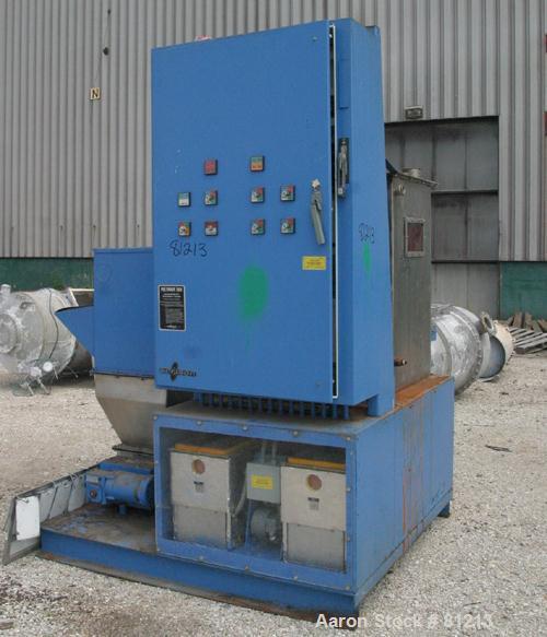 Used Acrison Polymair 500 Polyelectrolyte Processing System, Model 500-100-400. Consisting of (1) Acrison dry polymer volumetric feeder, model 105Z. 1-1/2" diameter x approximately 36" long metering ...