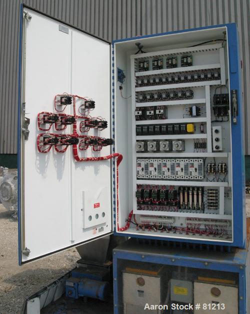 Used Acrison Polymair 500 Polyelectrolyte Processing System, Model 500-100-400. Consisting of (1) Acrison dry polymer volumetric feeder, model 105Z. 1-1/2" diameter x approximately 36" long metering ...