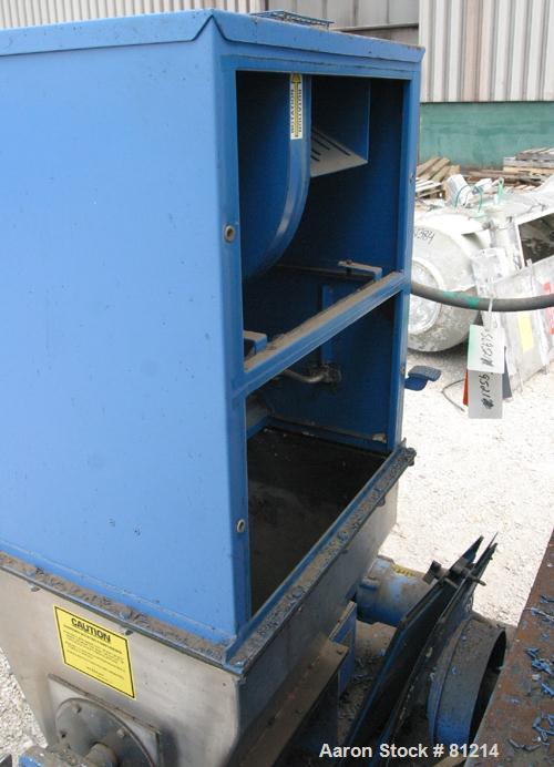 USED: Acrison Polymair 500 polyelectrolyte processing system, model 500-100-400, consisting of (1) Acrison dry polymer volumetric feeder, model 105Z. 1-1/2" diameter x approx 36" long metering auger ...