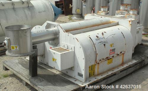 Used- Acrison Multiple Auger/Agitator Bin Discharger Feeder, Model BDF4-R/3. Rated approximately (0.58) to 3400 cubic feet p...