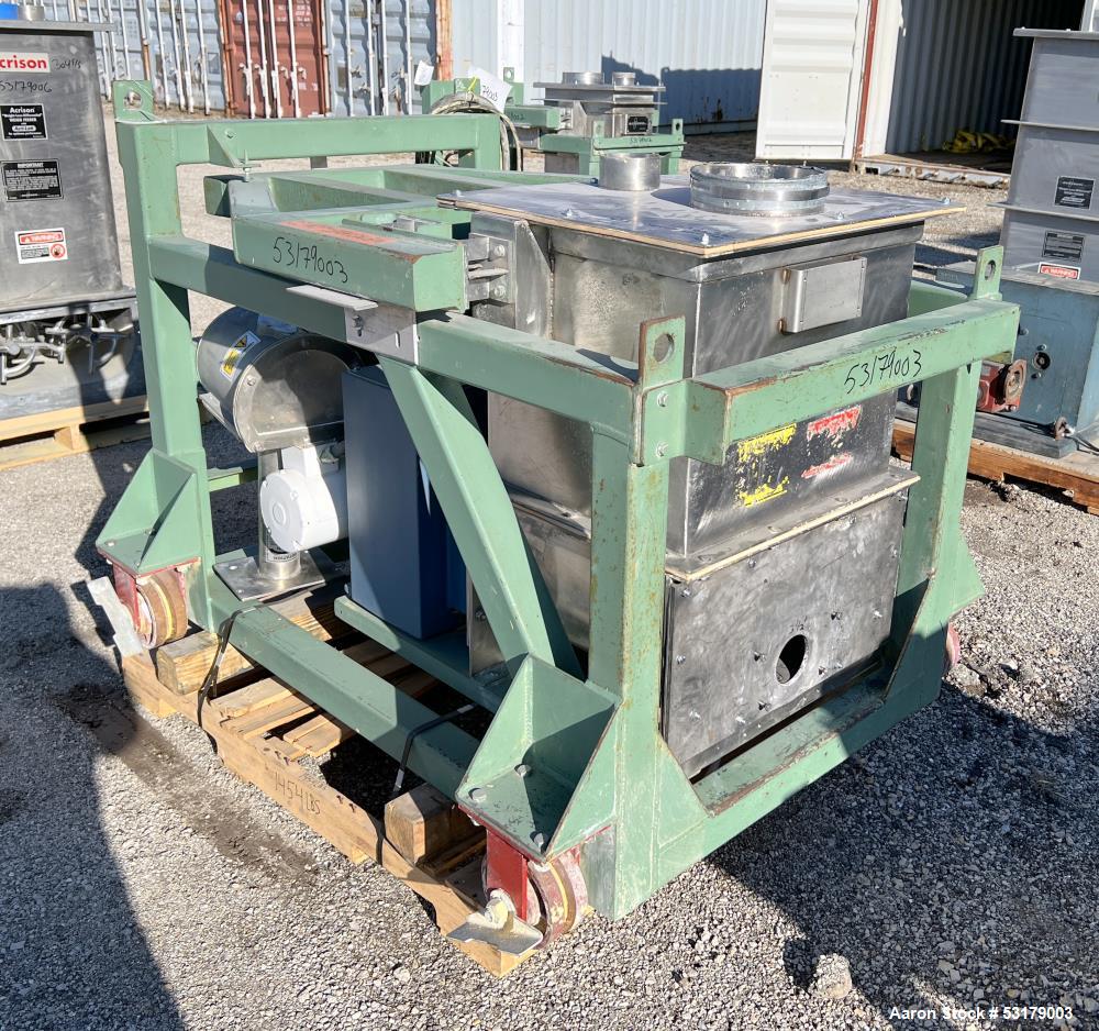 Acrison Twin Screw Volumetric Feeder, 304 Stainless Steel