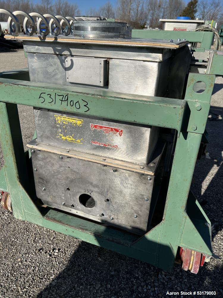 Acrison Twin Screw Volumetric Feeder, 304 Stainless Steel